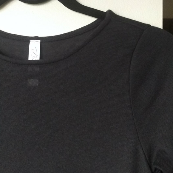 Hacci Dress With Fleece Lined Leggings - Picture 3 of 5